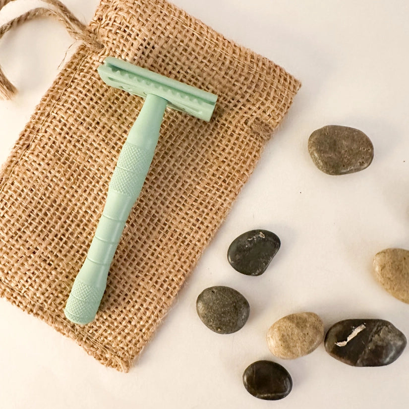 REUSABLE METAL DOUBLE EDGE RAZOR