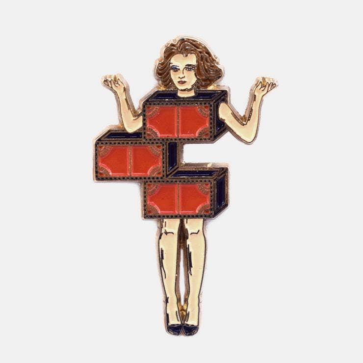 ZIGZAG GIRL PIN
