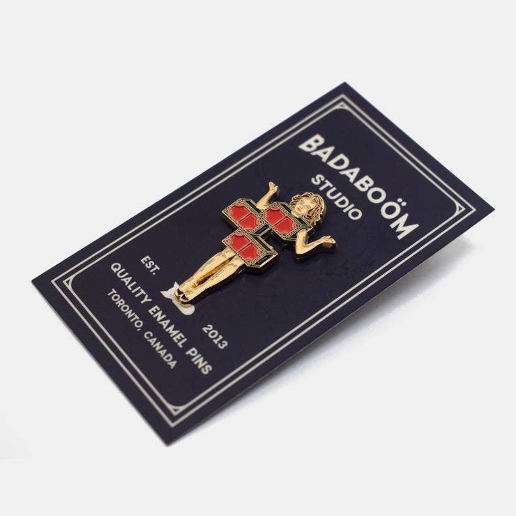 ZIGZAG GIRL PIN