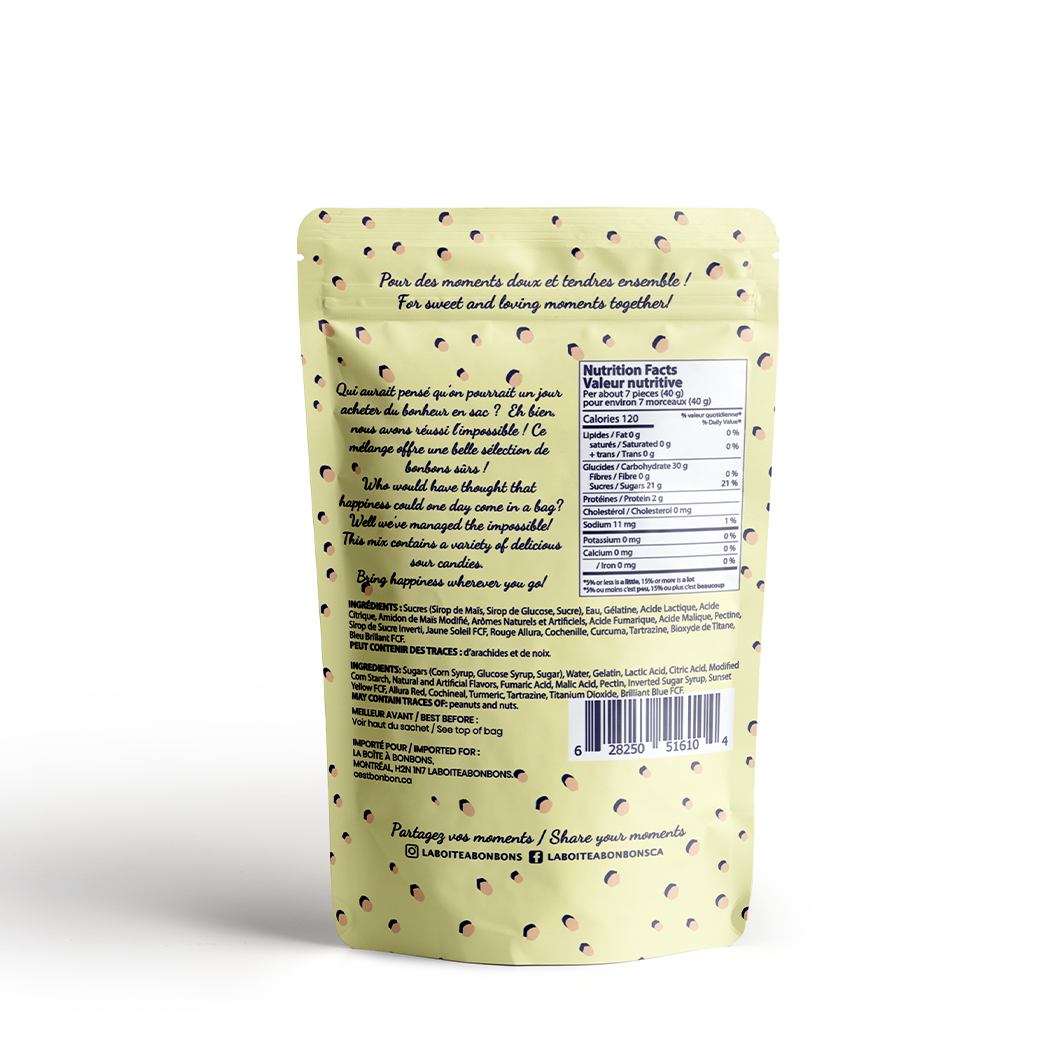 SOUR MIX GUMMY CANDIES