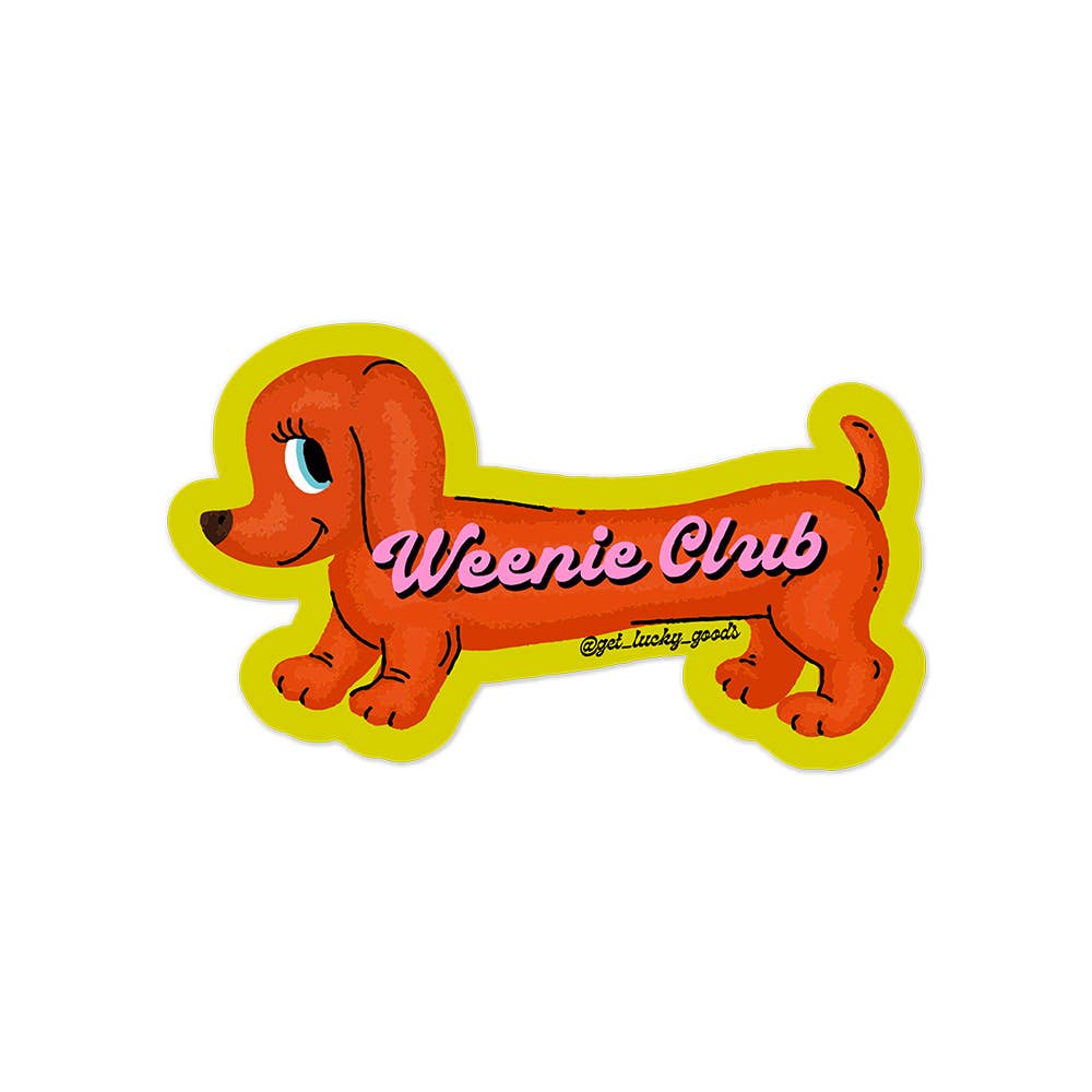 WEENIE CLUB STICKER