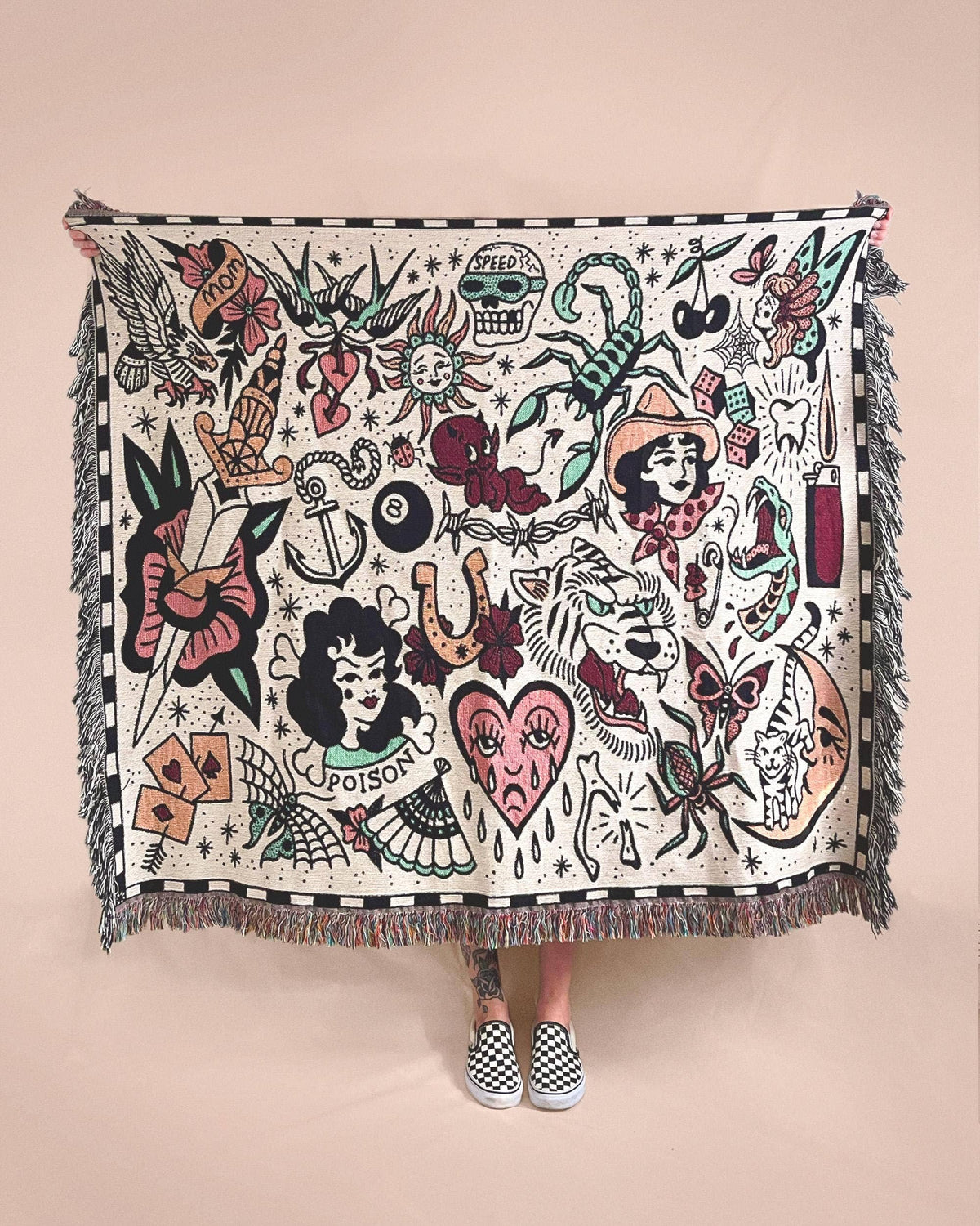 TRADITIONAL TATTOOS BLANKET