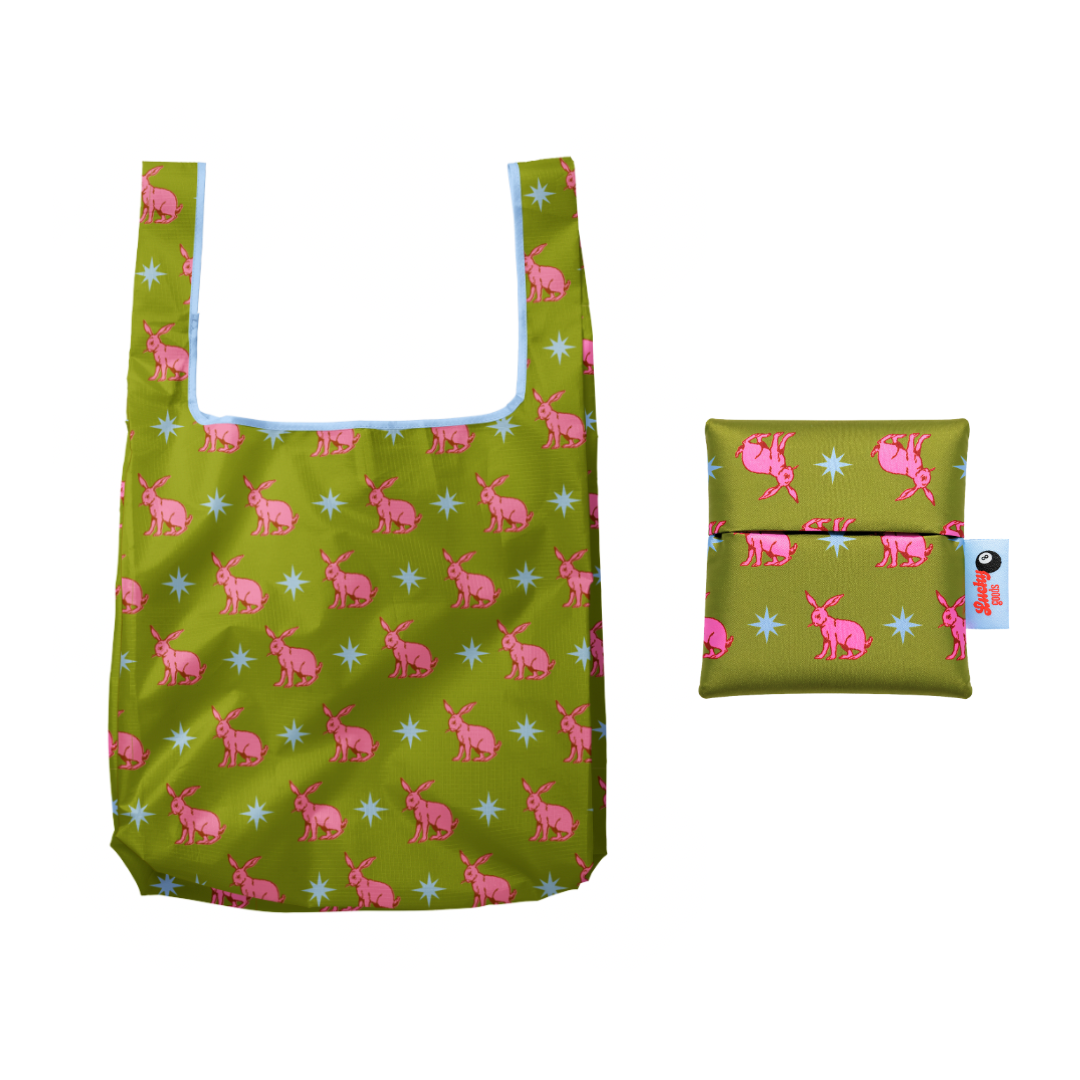 LUCKY RABBIT FOLDABLE TOTE