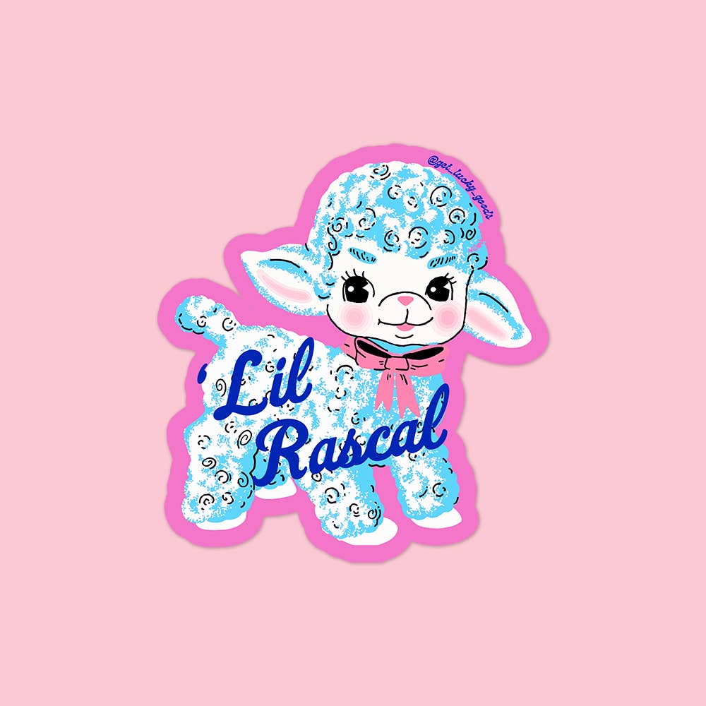 LIL' RASCAL LAMB STICKER