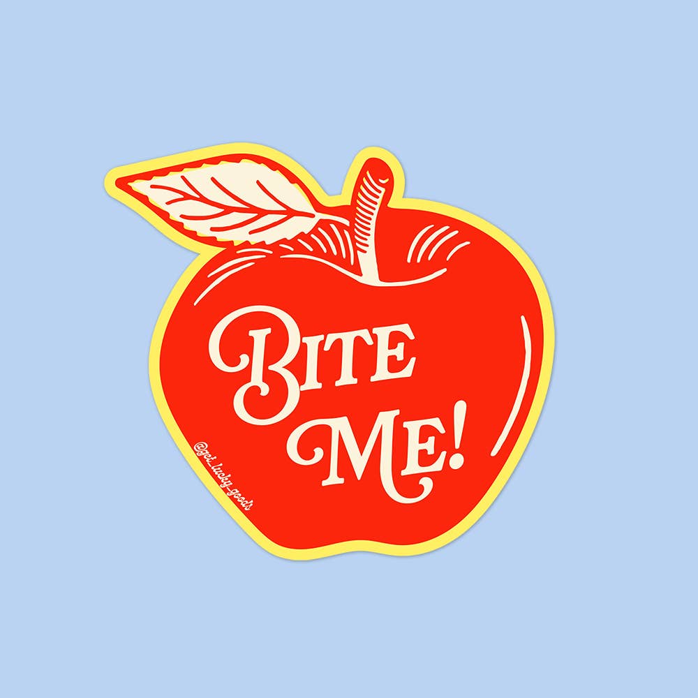 BITE ME STICKER
