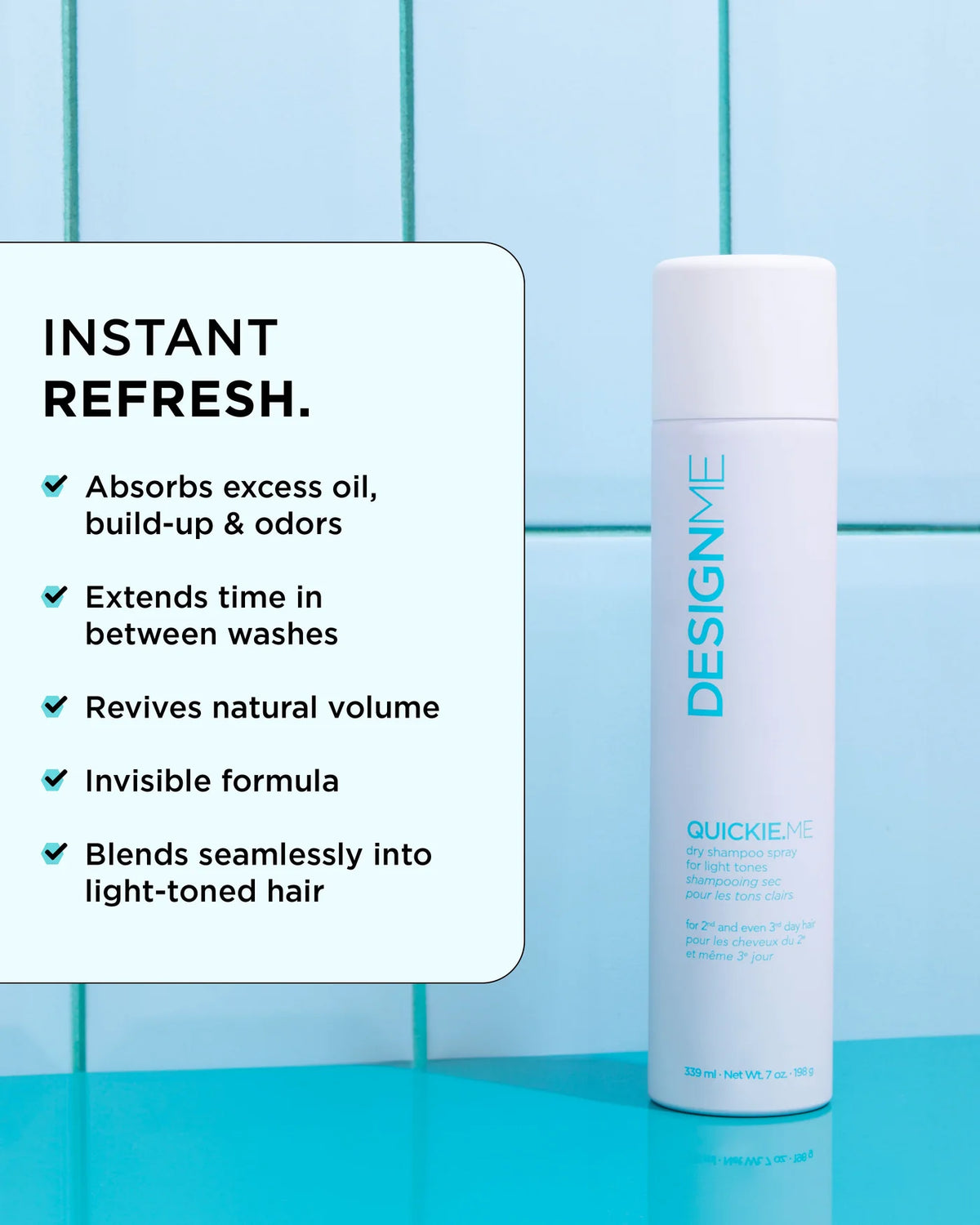 QUICKIE.ME DRY SHAMPOO LIGHT