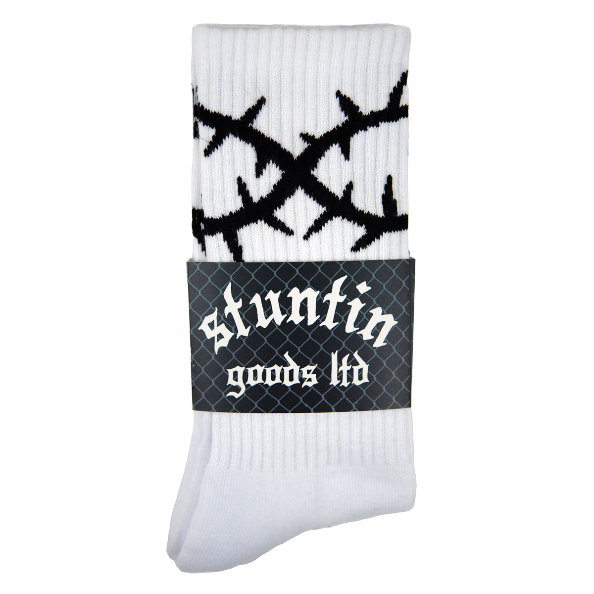 STUNTIN GOODS CROWN OF THORNS SOCKS