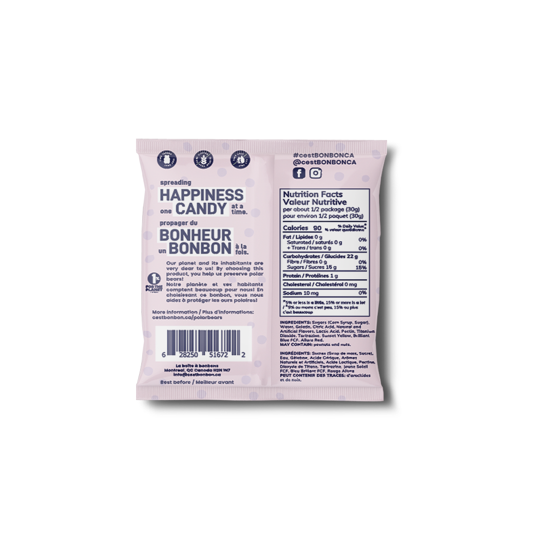 POLAR BEARS GUMMY CANDIES