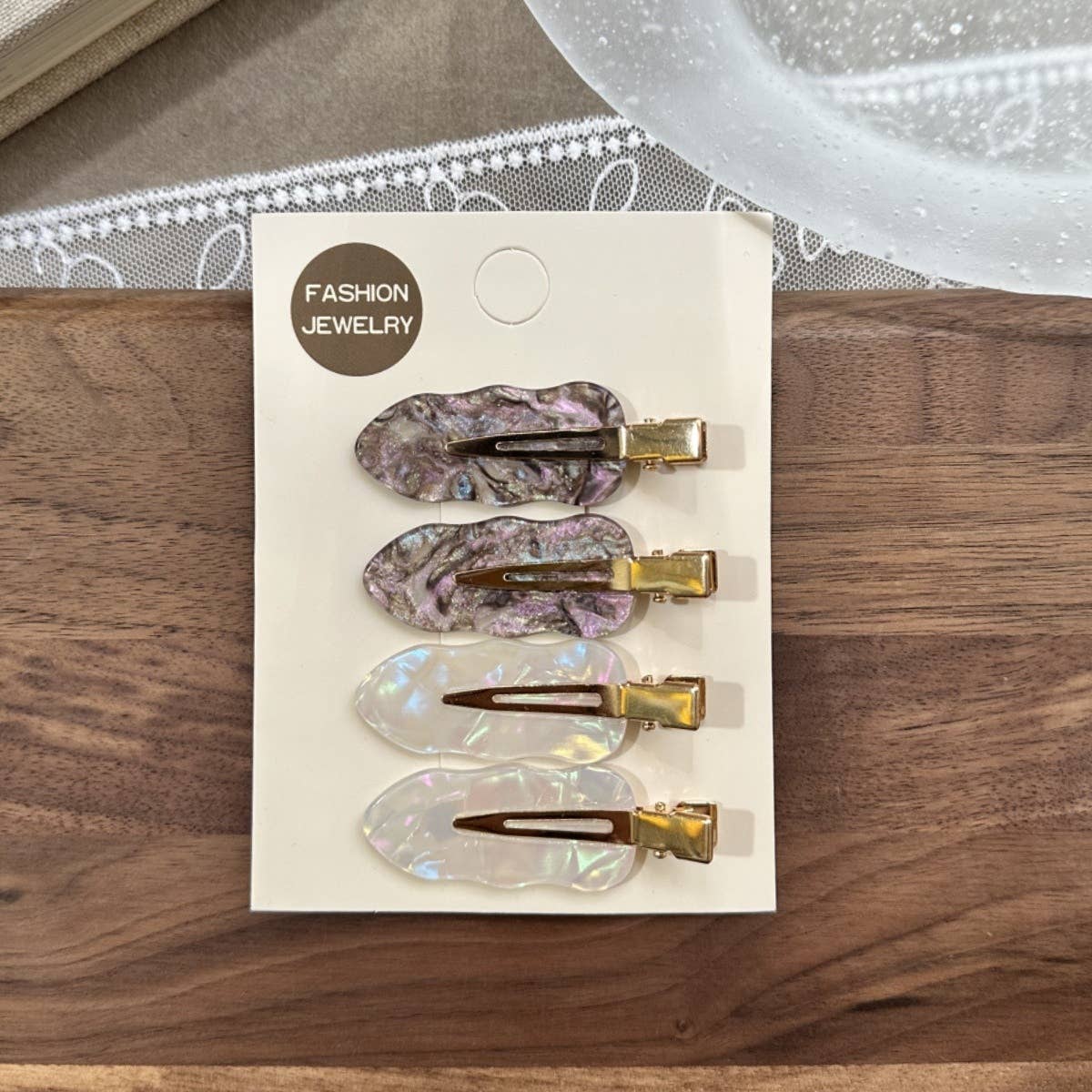 LADY JUNE ACCESSORIES 4-PIECE HAIR CLIP